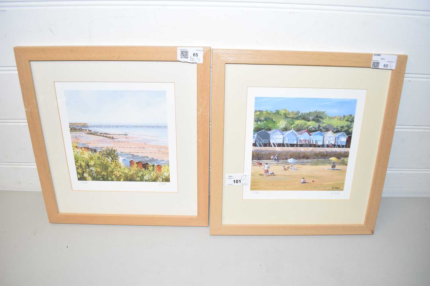 D Hall, British Contemporary, A pair of limited edition prints