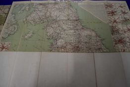 GEOGRAPHIA ROAD MAP OF ENGLAND AND WALES