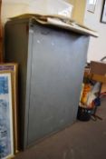 LARGE METAL PLAN CHEST CONTAINING A COLLECTION OF ORDNANCE SURVEY MAPS