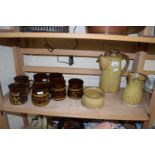 MIXED LOT: STUDIO POTTERY TEA AND TABLE WARES