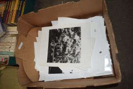 BOX OF VARIOUS BLACK AND WHITE PHOTOGRAPHS