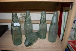 MIXED LOT: VINTAGE BOTTLES AND A DECANTER