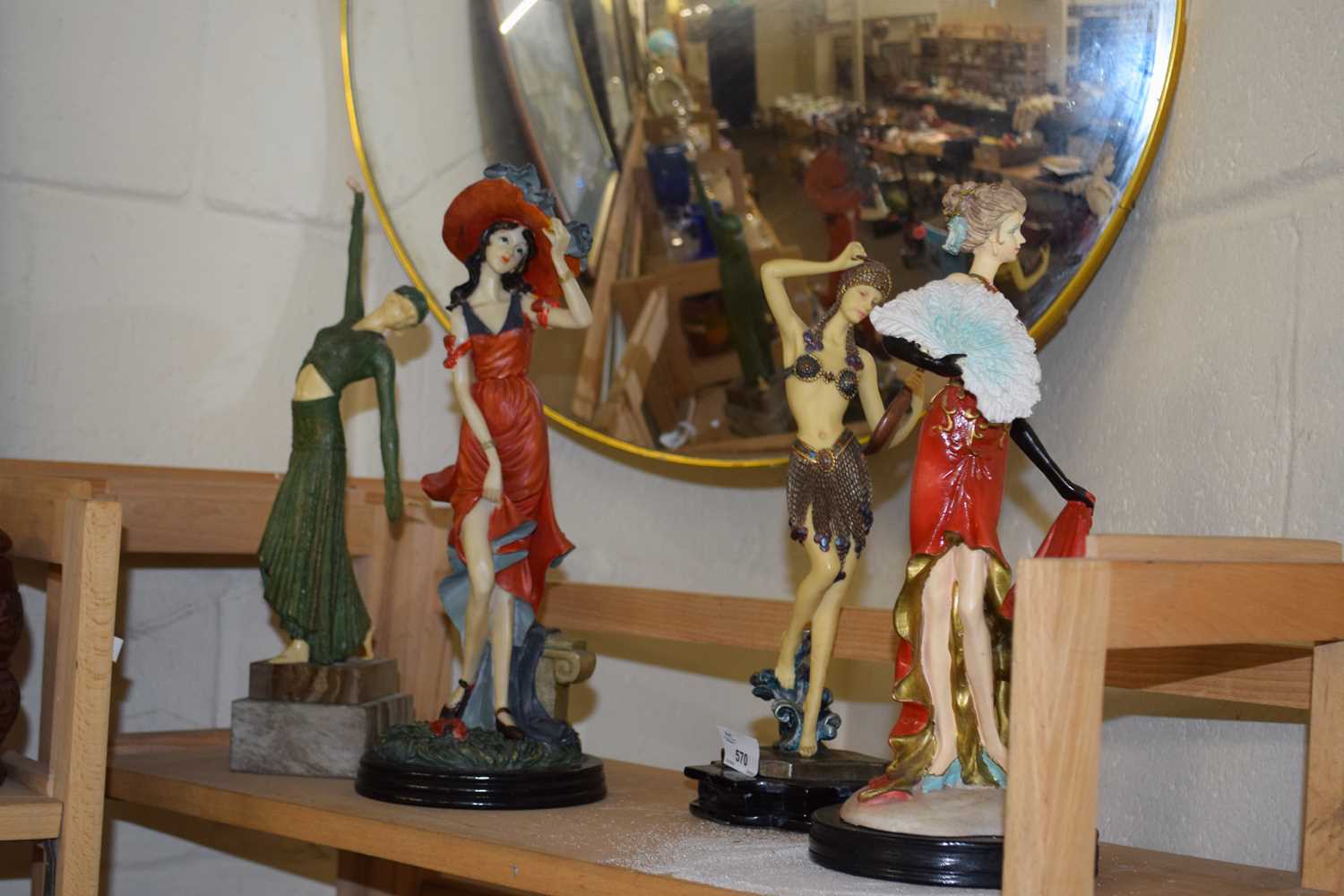 COLLECTION OF FOUR VARIOUS RESIN FIGURES
