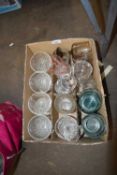 BOX OF VARIOUS ASSORTED DRINKING GLASSES