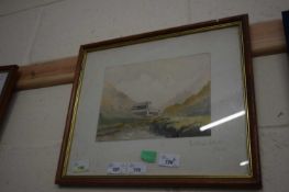 British School, early 20th century, 'Nature's Frontier', watercolour, initialed 'S.S.K', signed