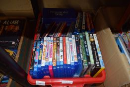BOX OF ASSORTED DVD'S