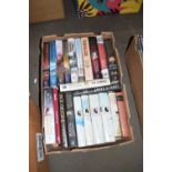 ONE BOX OF VARIOUS BOOKS, HISTORICAL INTEREST