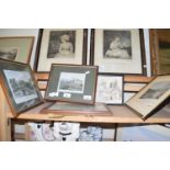 MIXED LOT TO INCLUDE 19TH CENTURY ENGRAVINGS