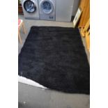 CONTEMPORARY BLACK RUG