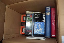 BOX OF VARIOUS ASSORTED BOOKS, HISTORICAL INTEREST