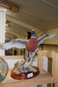 BORDER FINE ARTS MODEL, RISING PHEASANT, UNBOXED, LACKING ONE CLAW