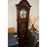 MODERN TRIPLE WEIGHT LONG CASE CLOCK