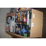 BOX OF ASSORTED DVD'S