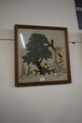 VINTAGE NEEDLEWORK PICTURE