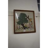 VINTAGE NEEDLEWORK PICTURE