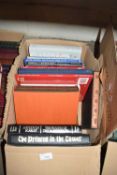 ONE BOX OF MIXED BOOKS