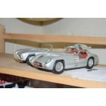 TWO MODEL CARS, MERCEDES BENZ 300 SLR