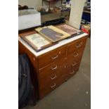 MID CENTURY FIVE DRAWER CHEST