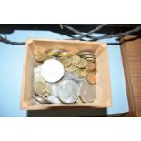 BOX OF ASSORTED COINAGE