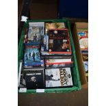 ONE BOX OF DVD'S