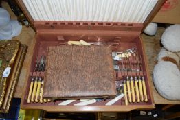 TWO CASES OF VARIOUS FISH CUTLERY