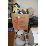 MIXED LOT OF VARIOUS ASSORTED SOFT TOYS TO INCLUDE MINIONS