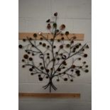 METAL WALL HANGING TREE