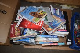 ONE BOX OF ASSORTED BOOKS