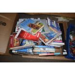 ONE BOX OF ASSORTED BOOKS