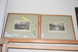 TWO FRAMED ENGRAVINGS