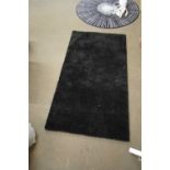 SMALL BLACK MODERN RUG