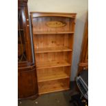 MODERN PINE BOOKCASE CABINET