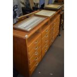 LARGE TWENTY DRAWER HABERDASHERY CABINET