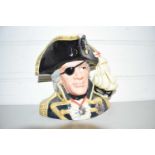 ROYAL DOULTON CHARACTER JUG, VICE ADMIRAL LORD NELSON