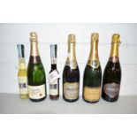 MIXED LOT TO INCLUDE HARRODS CHAMPAGNE, PROSECCO AND OTHERS