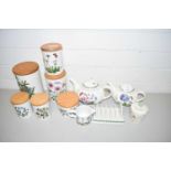 QUANTITY OF PORTMEIRION BOTANIC GARDEN TEA AND KITCHEN WARES