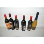 MIXED LOT: CHIANTI, SANGRIA AND OTHERS (6)