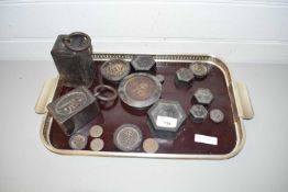 COLLECTION OF VARIOUS IRON WEIGHTS