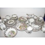 QUANTITY OF MYOTTS COUNTRY LIFE DINNER AND TEA WARES