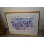 GORDON KING, MY ROSALEE, COLOURED PRINT ARTISTS PROOF, SIGNED IN PENCIL, FRAMED AND GLAZED