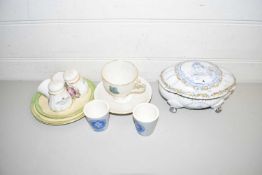 MIXED LOT: VARIOUS ROYALTY CERAMICS AND OTHER ITEMS