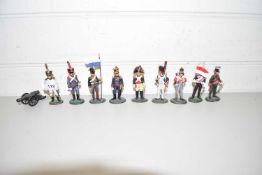 COLLECTION OF DELPRADO DIE CAST TOY SOLDIERS