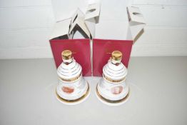 BELLS SCOTCH WHISKEY LIMITED EDITION WADE DECANTERS, CHRISTMAS 2000, BOXED AND SEALED