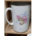 FLORAL DECORATED WASH JUG