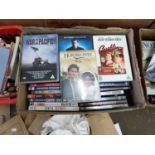 BOX OF ASSORTED DVD'S
