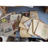 QUANTITY OF VARIOUS ALBUMS, CIGARETTE AND TEA CARDS