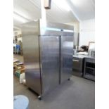 PRODIS STAINLESS STEEL DOUBLE DOOR COMMERCIAL REFRIDGERATOR