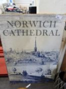JOHN ADEY REPTON/GREGG PRESS NORWICH CATHEDRAL, PRESENTATION EDITION WITH OUTER COVER