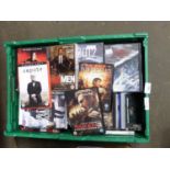 ONE BOX OF DVD'S