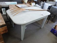 GREY PAINTED KITCHEN TABLE